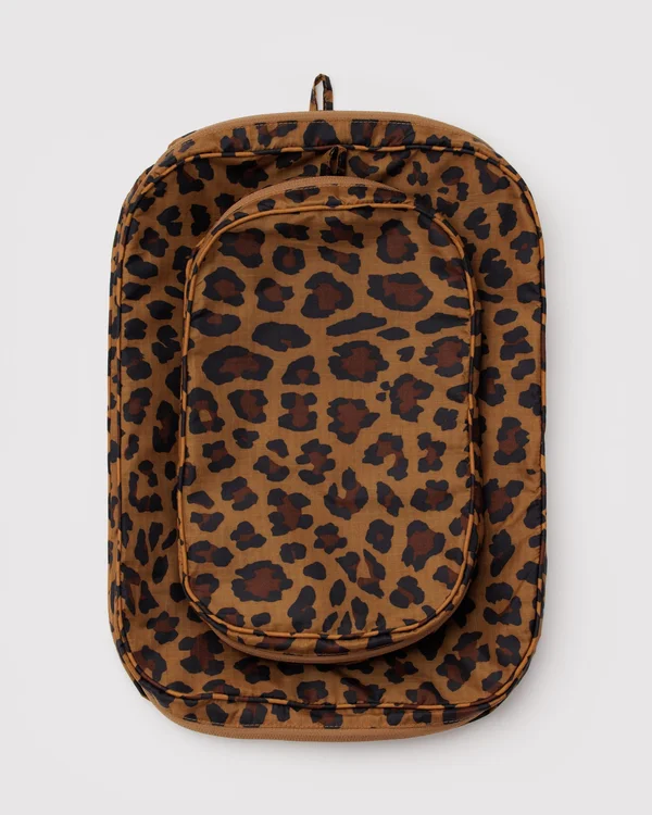 Packing Cube Set - Leopard - Size: OS