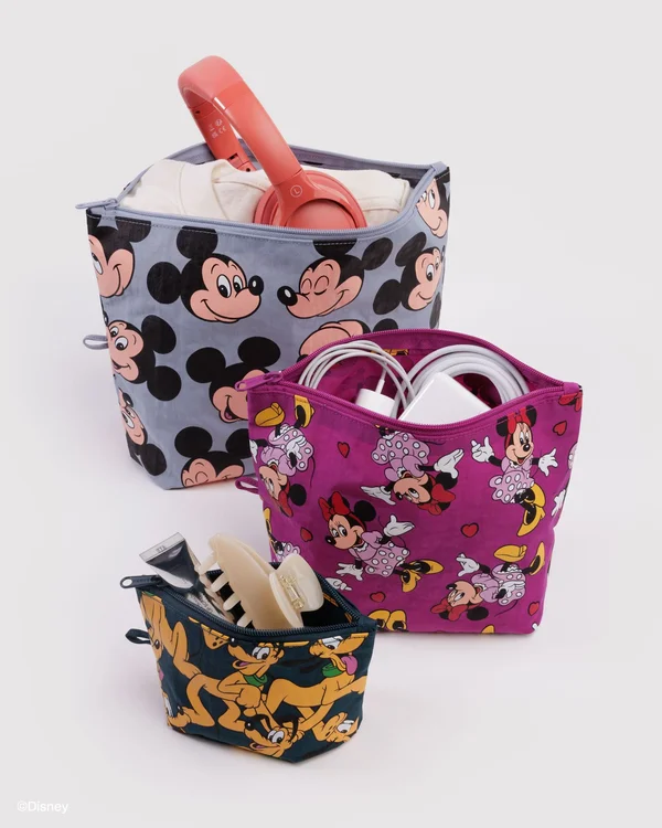Go Pouch Set - Mickey, Minnie & Pluto