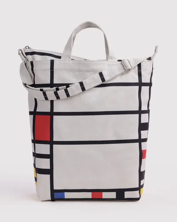 Zip Duck Bag - Trafalgar Square Piet Mondrian - Material: canvas