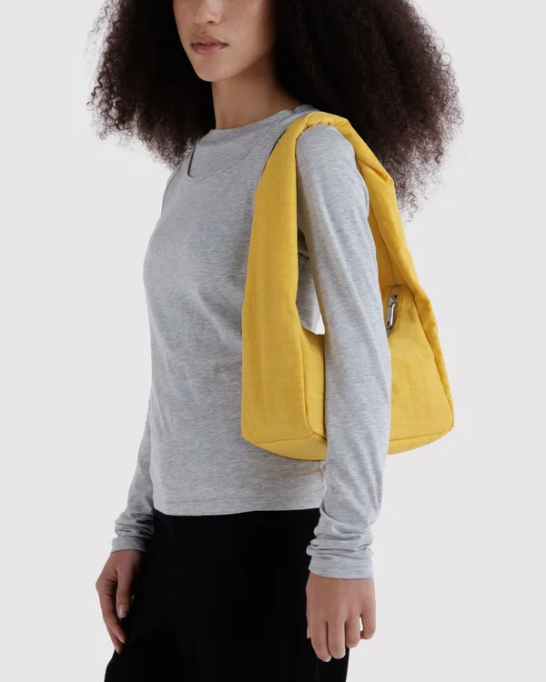 Small Nylon Meringue Bag - Sunflower - Material: heavyweight-nylon