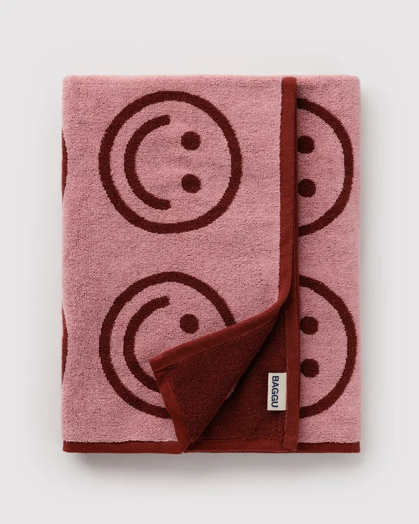Bath Towel - Blush Happy