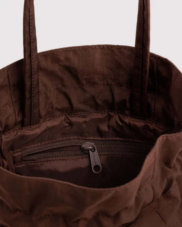 Nylon Drawstring Bag - Coffee - Size: OS