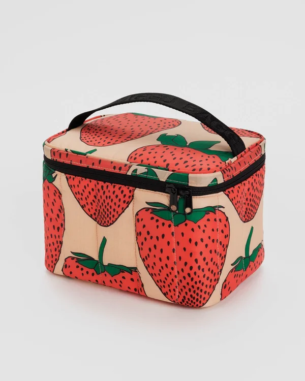 Puffy Lunch Bag - Strawberry - Size: OS