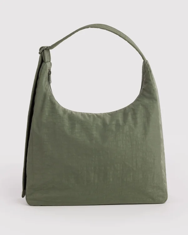 Nylon Shoulder Bag - Caper - Size: OS