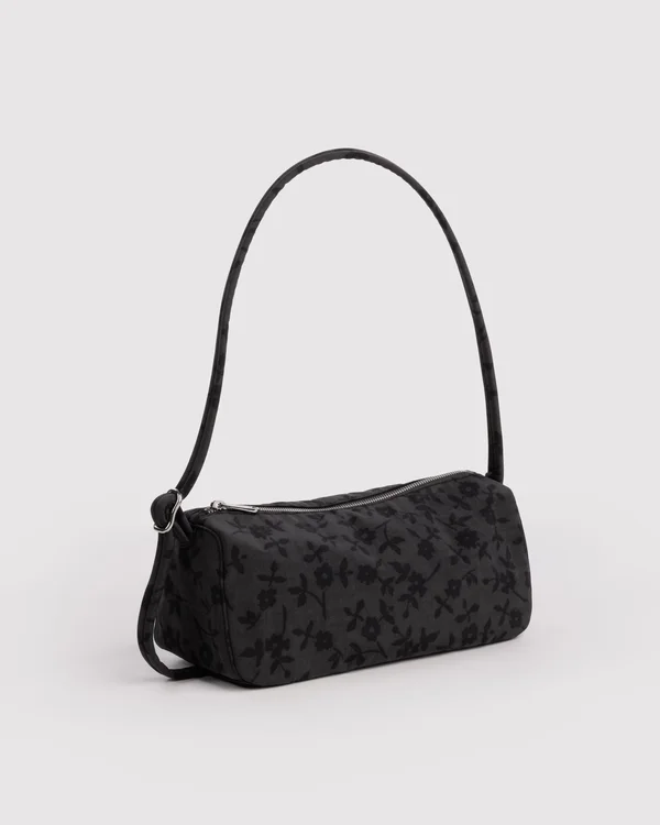 Nylon Loaf Bag - Charcoal Ditsy Floral - Size: OS