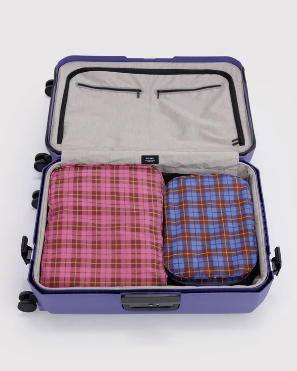 Large Packing Cube Set - Check Mix