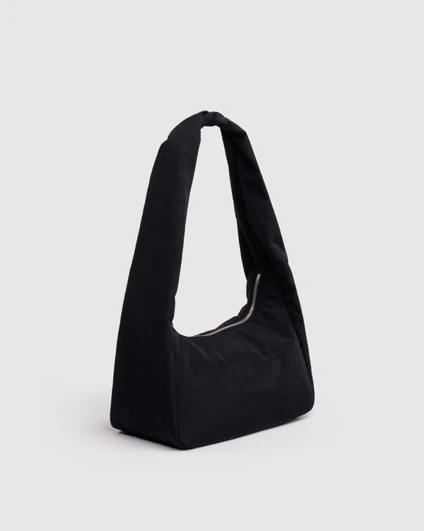 Small Nylon Meringue Bag - Black - Material: heavyweight-nylon